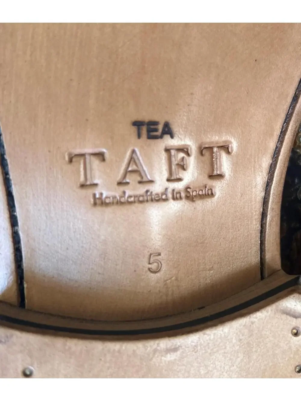 Taft Floral Sz 5 Jack Cap Toe Leather Ankle Boots NEW W/BOX Handcrafted SPAIN - Picture 8 of 12